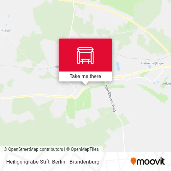 Heiligengrabe Stift map