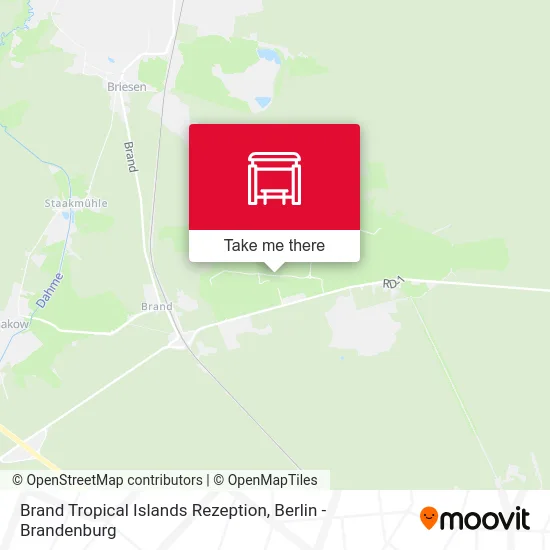 Brand Tropical Islands Rezeption map