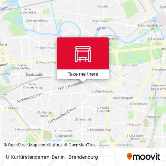 U Kurfürstendamm map