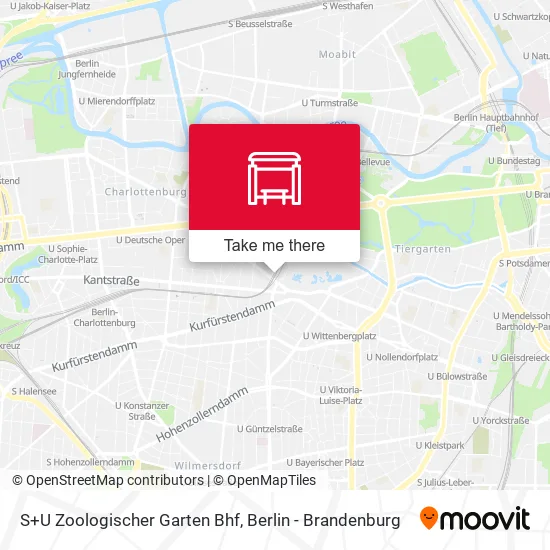 Карта S+U Zoologischer Garten Bhf