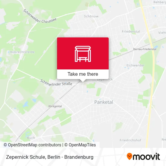 Zepernick Schule map