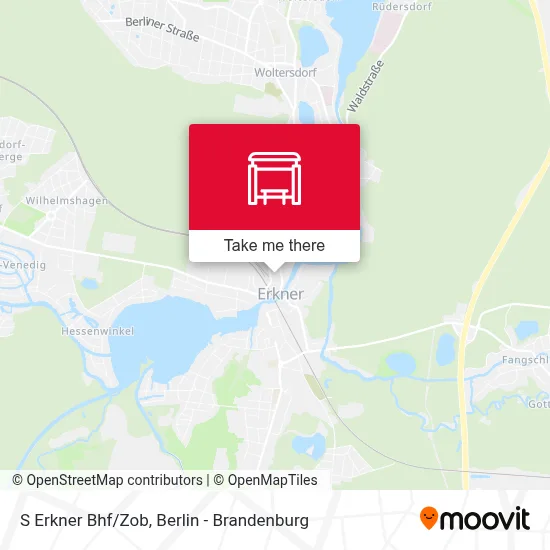 S Erkner Bhf/Zob map