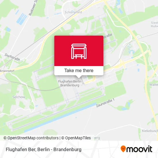 Карта Flughafen Ber