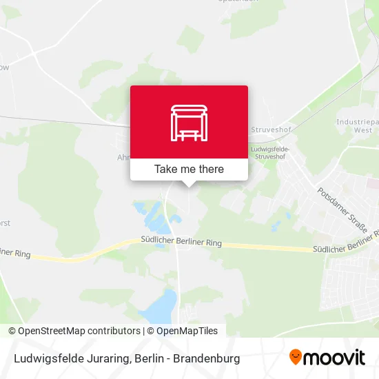 Ludwigsfelde Juraring map
