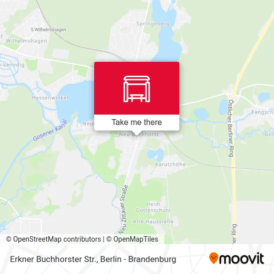 Erkner Buchhorster Str. map