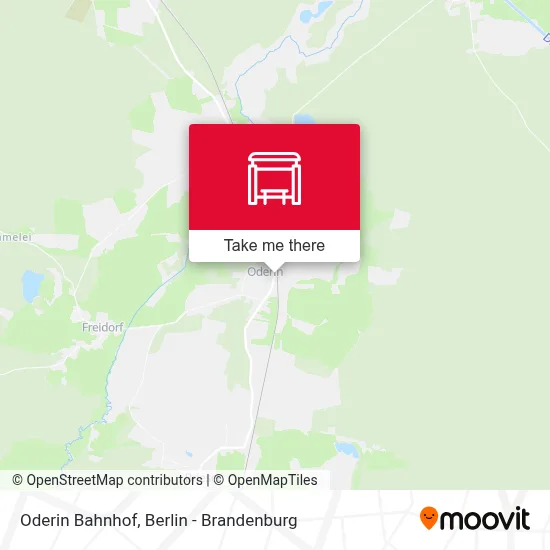 Oderin Bahnhof map