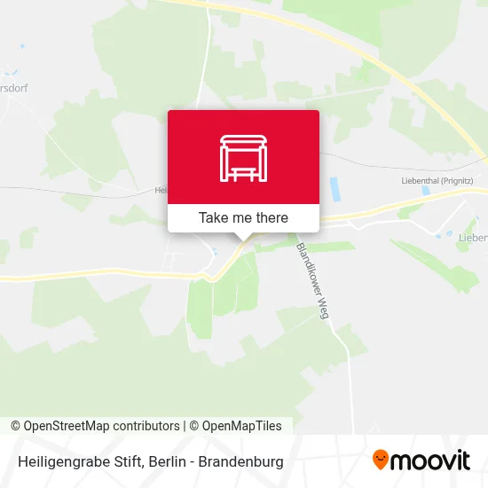 Heiligengrabe Stift map
