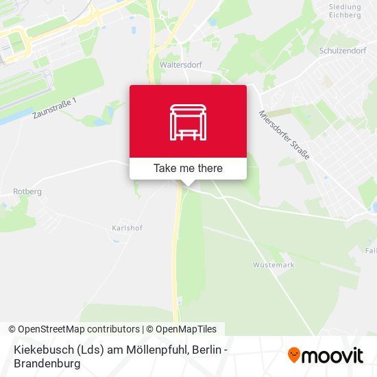Kiekebusch (Lds) am Möllenpfuhl map
