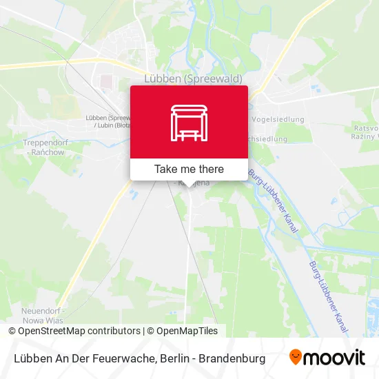 Карта Lübben An Der Feuerwache