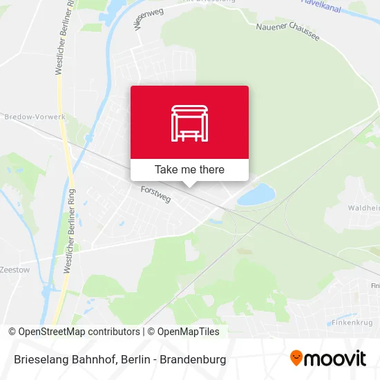 Brieselang Bahnhof map