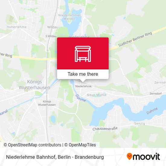 Niederlehme Bahnhof map