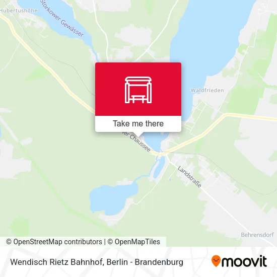 Wendisch Rietz Bahnhof map