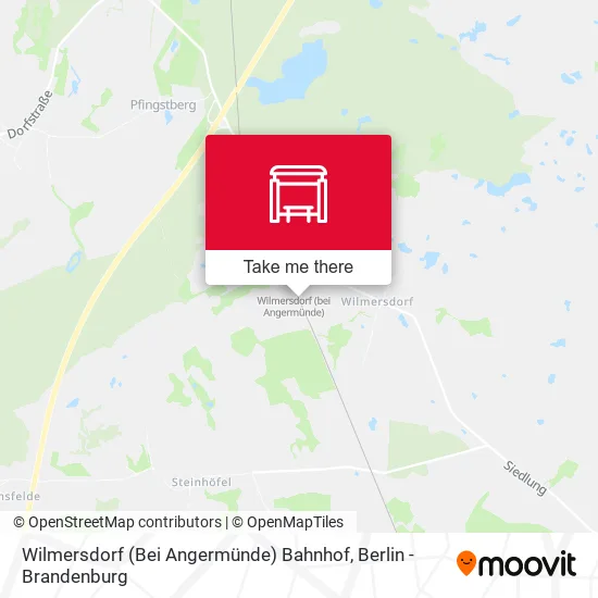 Карта Wilmersdorf (Bei Angermünde) Bahnhof