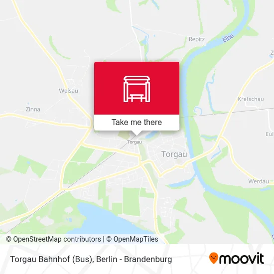 Torgau Bahnhof (Bus) map