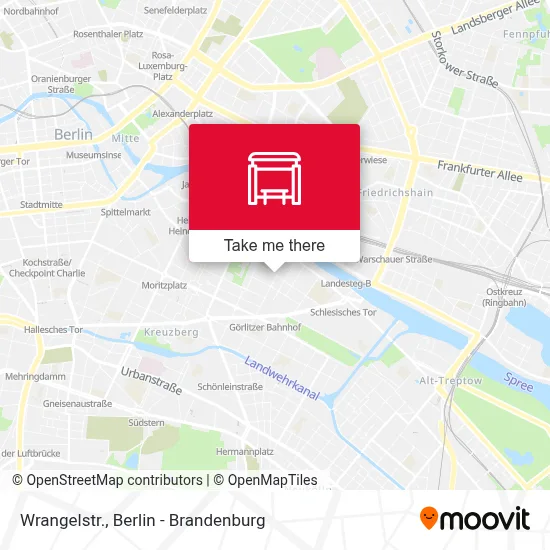 Wrangelstr. map