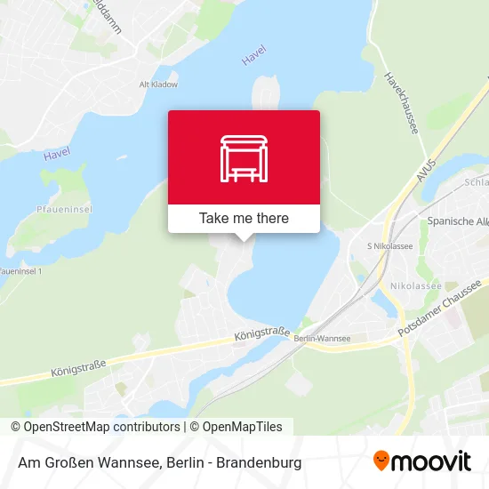 Карта Am Großen Wannsee