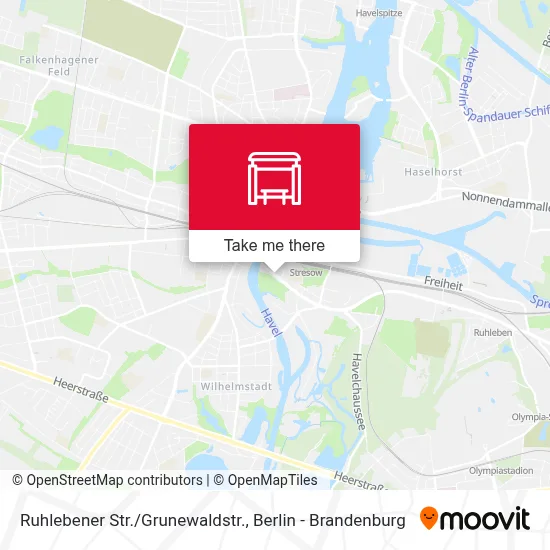 Ruhlebener Str./Grunewaldstr. map