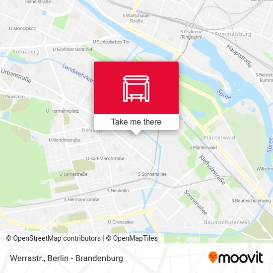 Карта Werrastr.