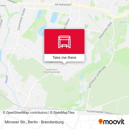 Mirower Str. map