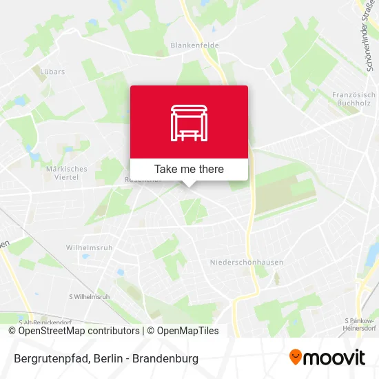 Карта Bergrutenpfad