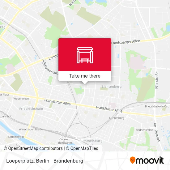 Loeperplatz map