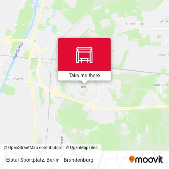 Elstal Sportplatz map
