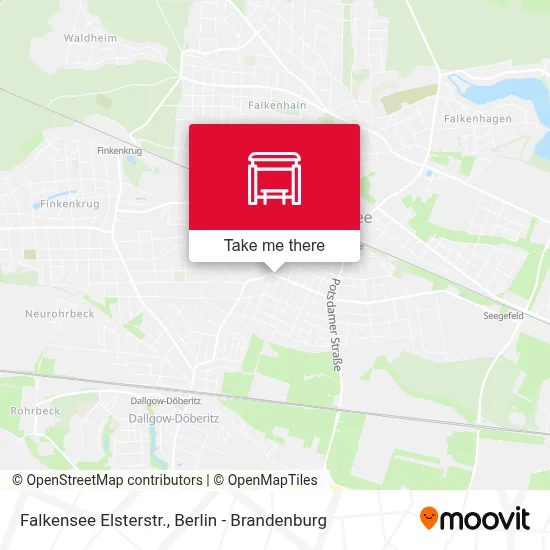 Falkensee Elsterstr. map