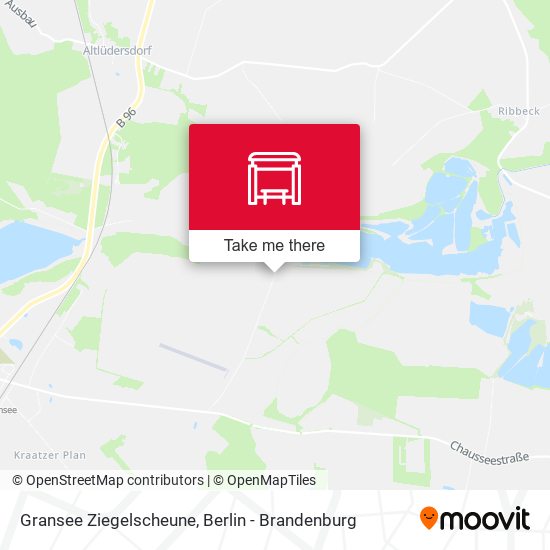 Карта Gransee Ziegelscheune