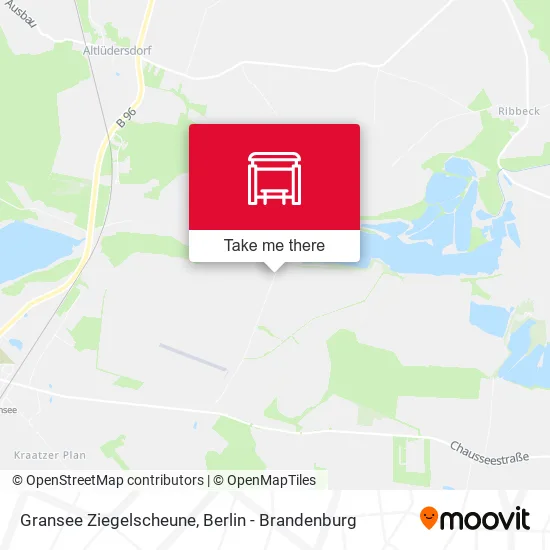 Карта Gransee Ziegelscheune