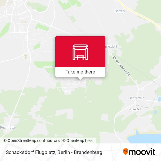 Schacksdorf Flugplatz map