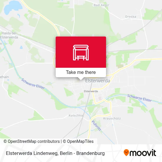 Elsterwerda Lindenweg map