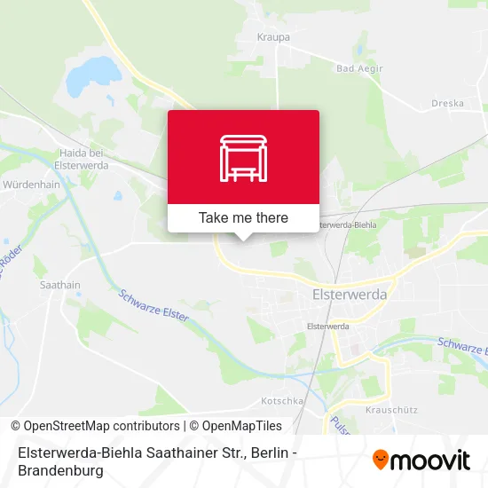 Карта Elsterwerda-Biehla Saathainer Str.