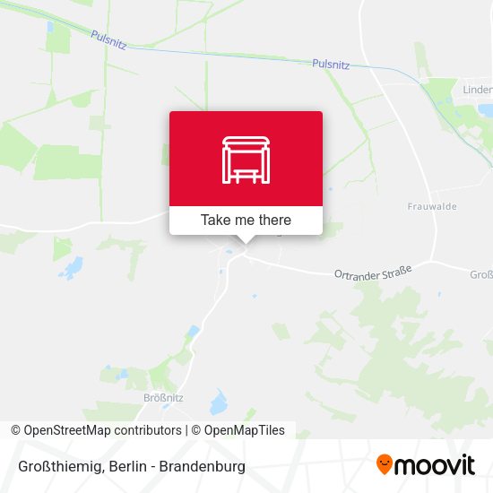 Карта Großthiemig