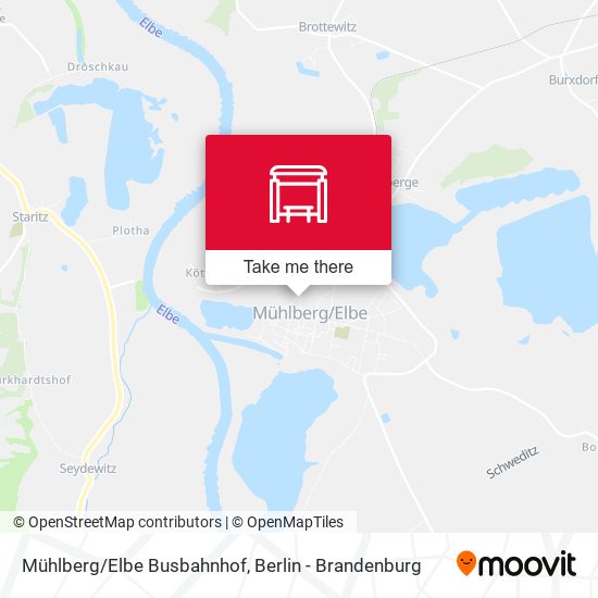 Карта Mühlberg/Elbe Busbahnhof