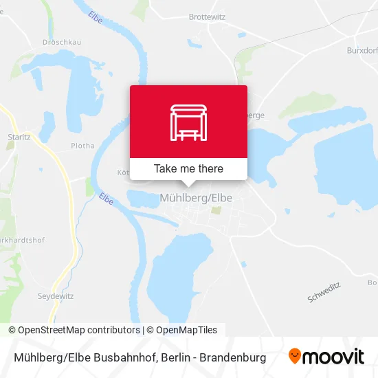 Карта Mühlberg/Elbe Busbahnhof