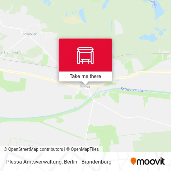 Plessa Amtsverwaltung map