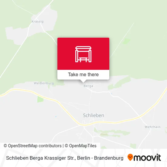 Schlieben Berga Krassiger Str. map