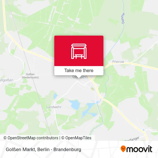 Карта Golßen Markt