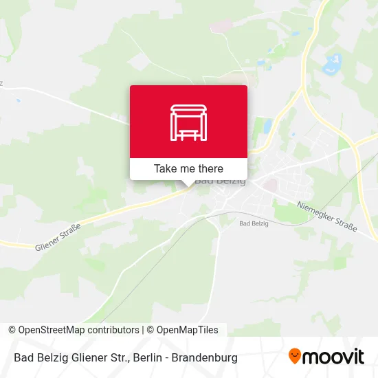 Bad Belzig Gliener Str. map