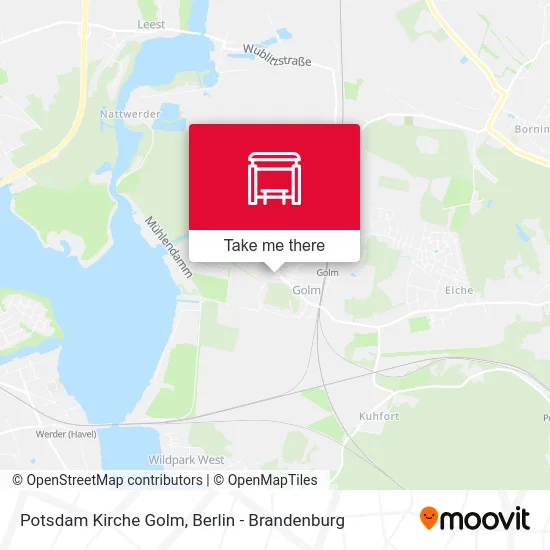 Potsdam Kirche Golm map