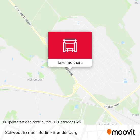 Schwedt Barmer map