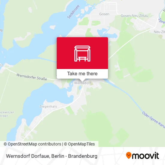 Карта Wernsdorf Dorfaue