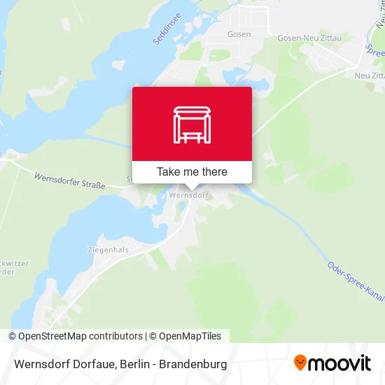 Карта Wernsdorf Dorfaue