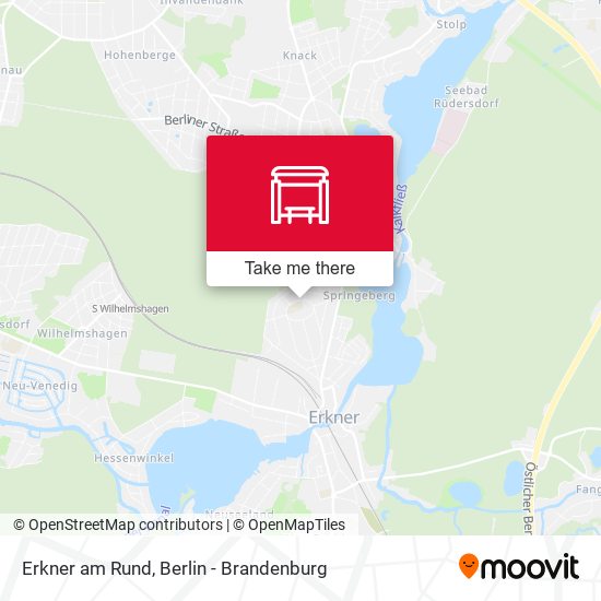 Erkner am Rund map