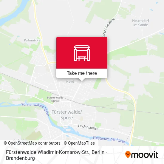 Карта Fürstenwalde Wladimir-Komarow-Str.