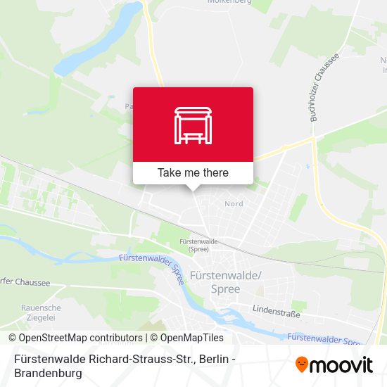 Карта Fürstenwalde Richard-Strauss-Str.