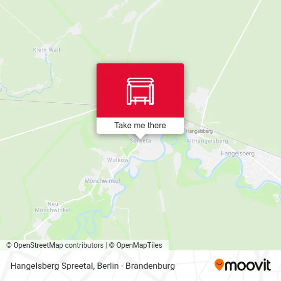 Hangelsberg Spreetal map