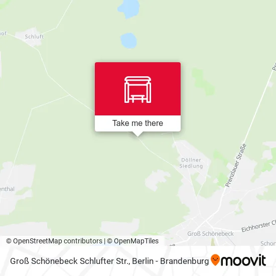 Карта Groß Schönebeck Schlufter Str.