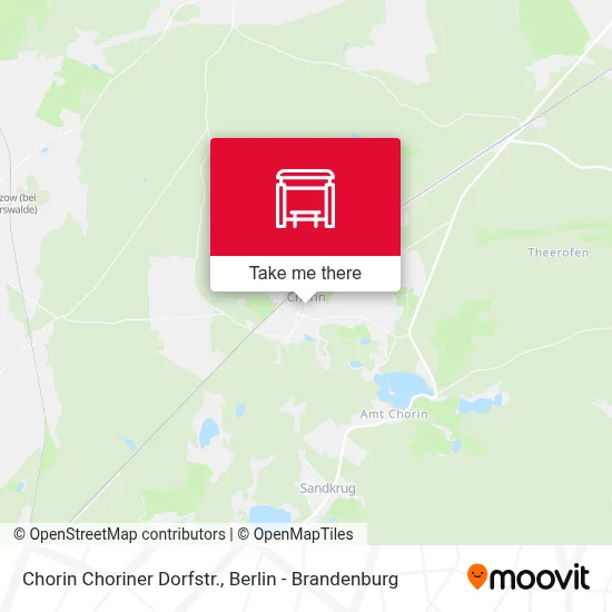 Chorin Choriner Dorfstr. map
