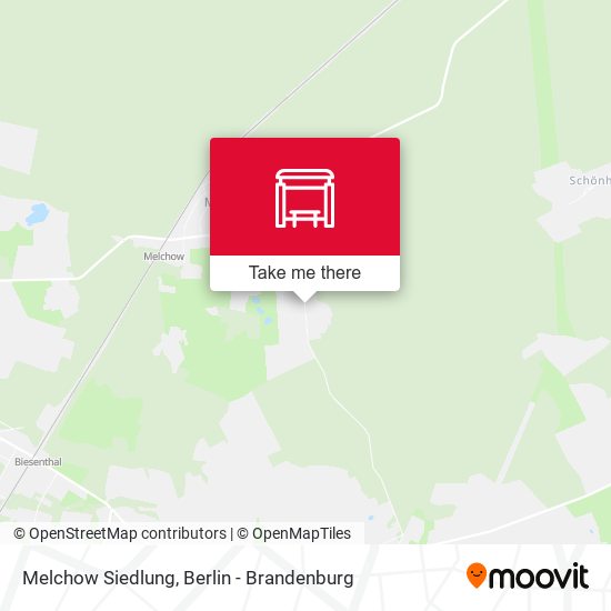 Карта Melchow Siedlung